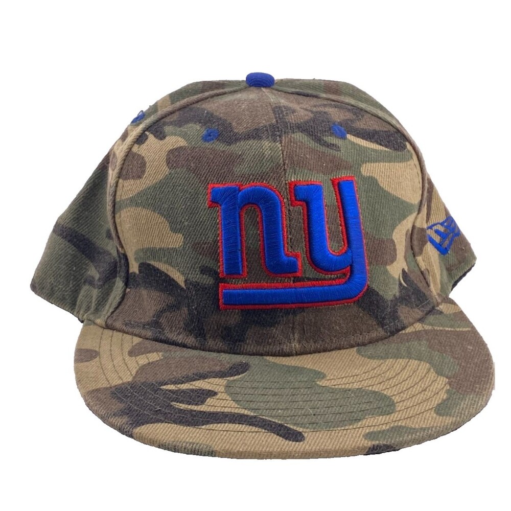 New York Giants NFL New Era 59FIFTY Winter Camo Fitted Cap Hat One Size 7 3/8